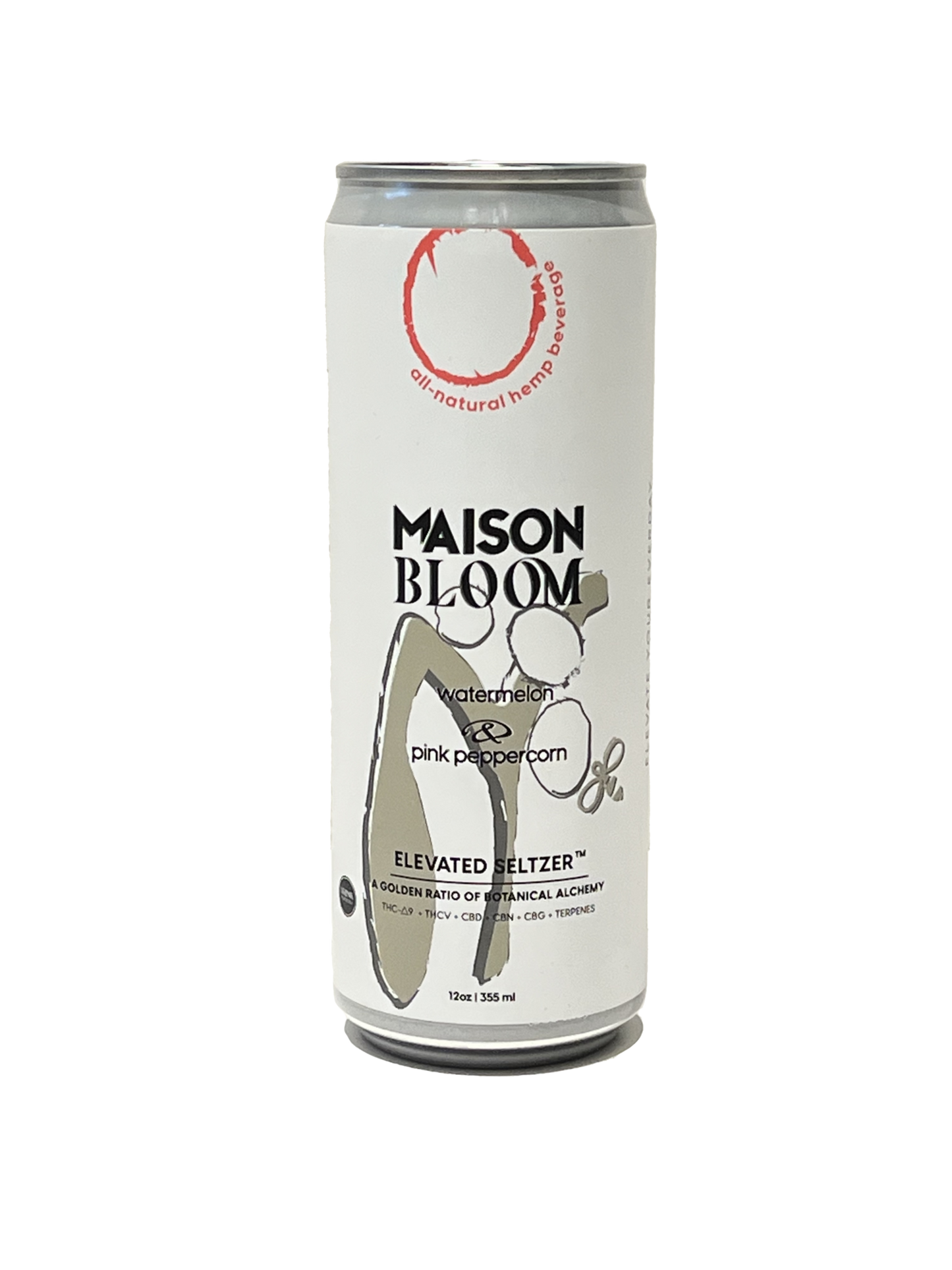 Maison Bloom All-Natural Hemp Seltzers (Single)